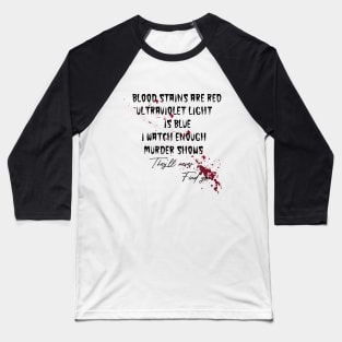Blood Poem Baseball T-Shirt